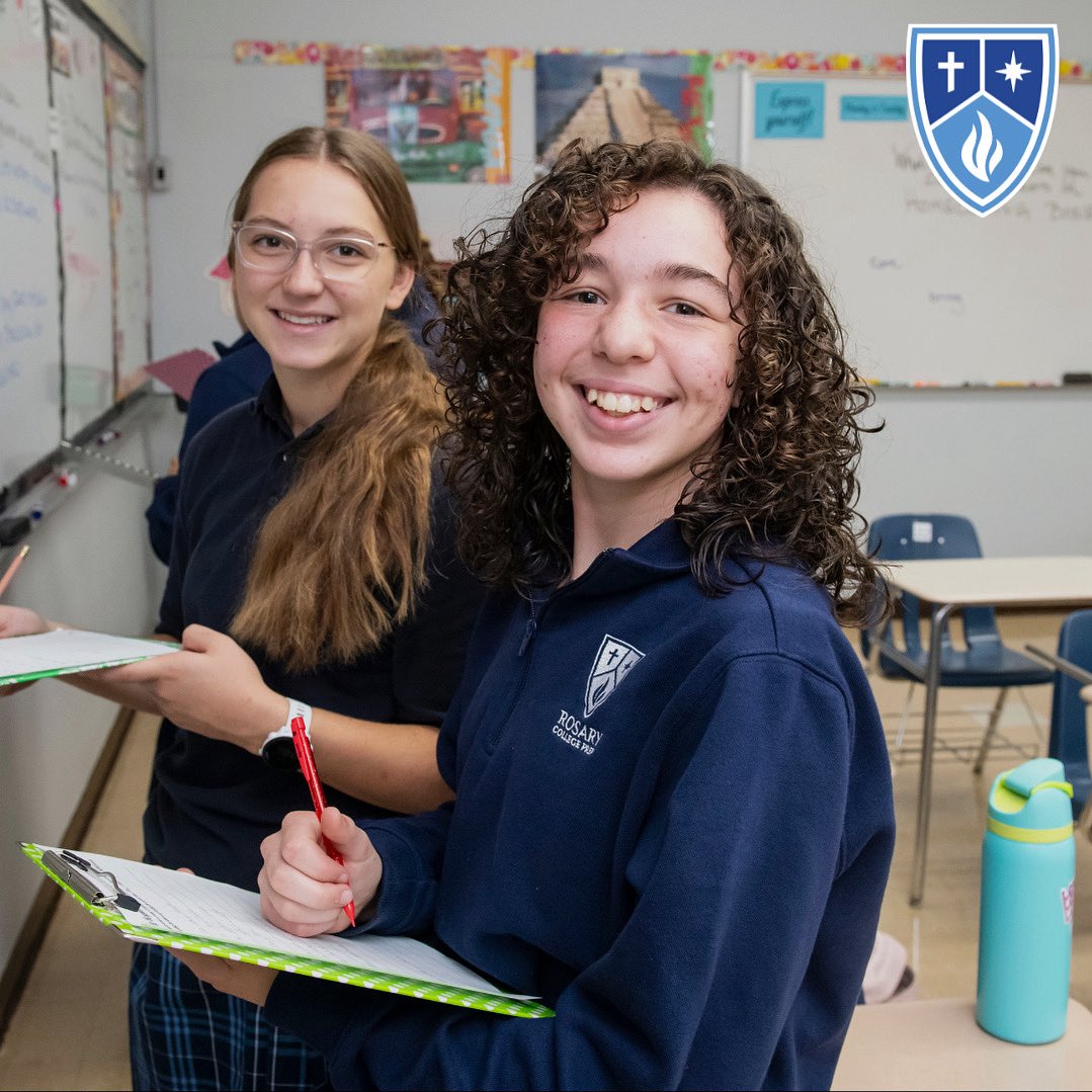 Smiles, confidence, and community 💙

See why Rosary is the right place for you.

👉 Shadow a Royal today!

✨ Shadow spots are filling up — only a few remain for our October 10 &amp; 13 Shadow Day events!

🔗 Register now: rosaryhs.com/admissions/pro…

#FutureRoyals #TrueBlue