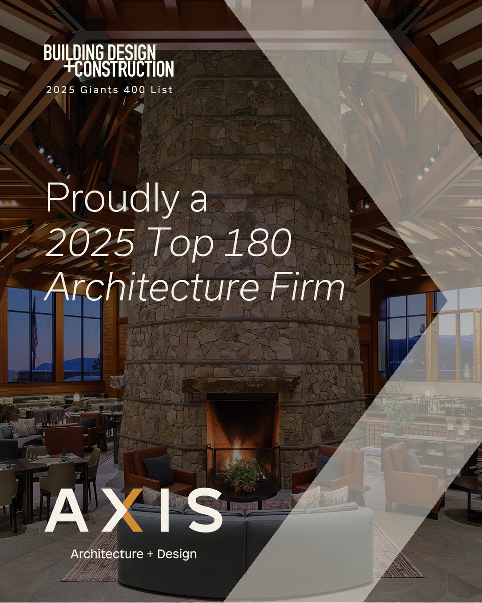 AXISArchDesign's tweet image. Recently, Building Design + Construction (BD+C) released their list of the Top 180 Architecture Firms in the nation and listed AXIS as the 166th largest architecture firm in the country.

Thank you to our industry partners for your support!

bdcnetwork.com/home/news/5531…