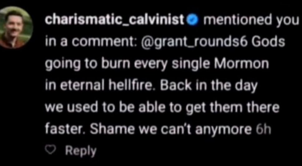 ThoughtfulSaint's tweet photo. This is @PastorMark right hand man.

If you don’t think there is some serious anti Mormon bigotry out there… you are wrong. https://t.co/FkWIYAuJMB