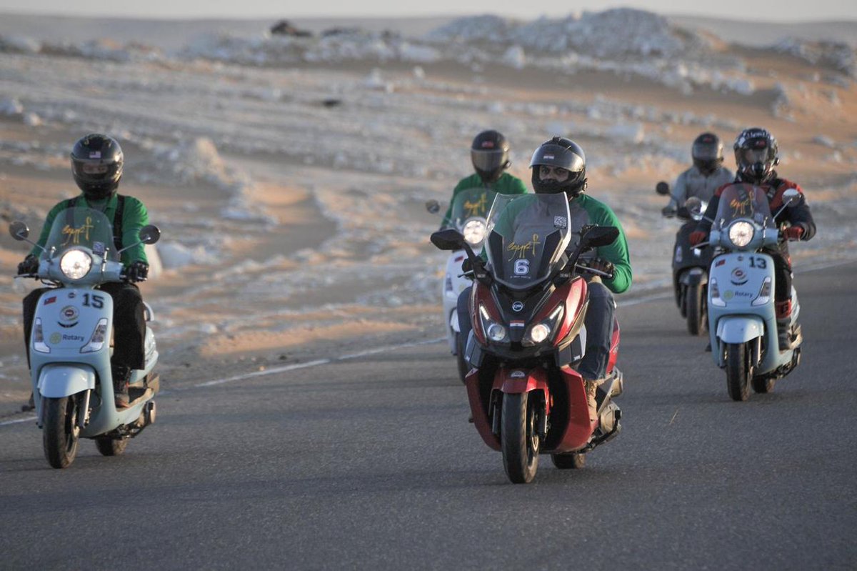 CrossEgypt's tweet image. Recap of day 4, The longest day of CEC 2025.
A 450 KM ride from Bahareya Oasis to Dakhla Oasis, filled with beautiful sightseeing and scenery. The riders sure did have a blast and made the best of it. 
#CEC2025