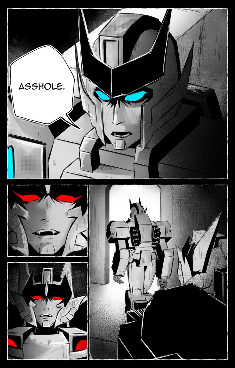 monkiemayhem's tweet image. “You cant ship Ratchlock cause they never actually met!!!” ERRRRR WRONG! They literally met in the manga. Look.

#Ratchet #drift #hotrod #transformers