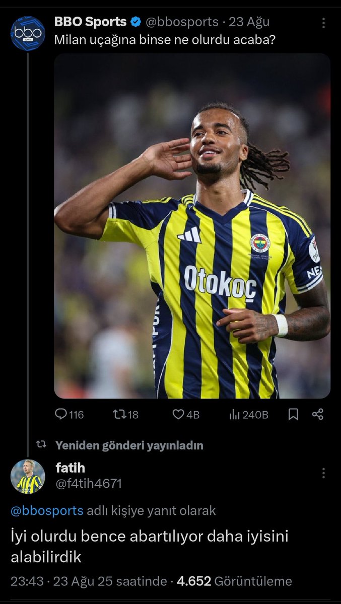 Bu Fenerbahçe den hiçbir sikim olmaz ALLAH BELANIZI VERSİN İNŞALLAH

He bu brownun da ilk günden anlamıştım bok gibi olduğunu