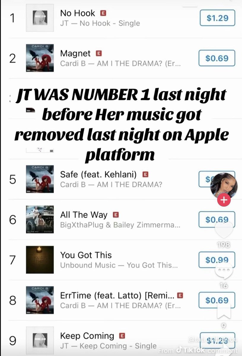 benjithebarb's tweet image. ABCDEFG  Cardi pressed, JT the key 🔑😎