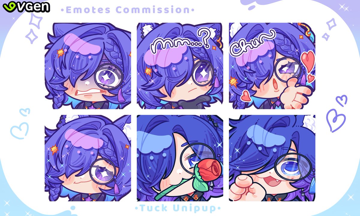 Tuck_UniPup's tweet photo. Emotes commission for tsukiyoru_desu's 💖
#VGen #VGenComm #VGenComms #vgenartist #artcommissions #Commission https://t.co/gGZh5VsP4W