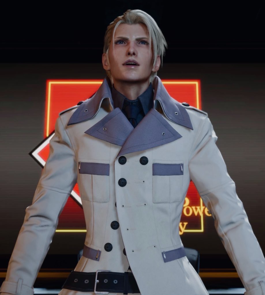 My answer to him is and always will be… Yes, Sir! 🤍 #RufusShinra