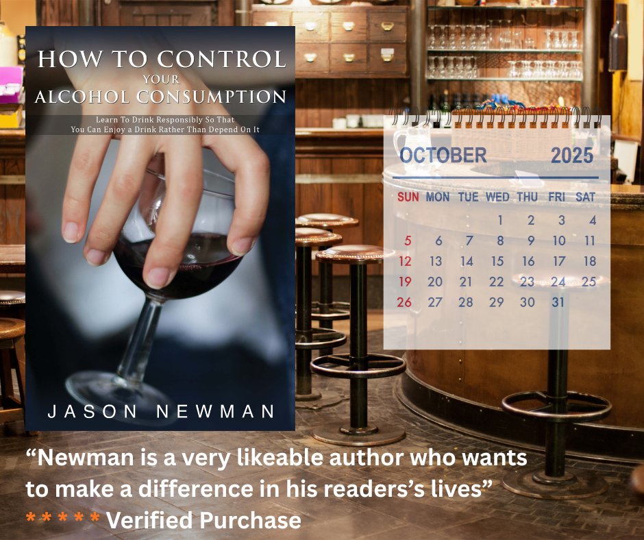 Jason4Newman's tweet photo. @KindlePromos Are you concerned about how much you drink? Here's my #nonfiction #selfhelp book How To Control Your Alcohol Consumption: Learn to drink responsibly so that you can enjoy a drink rather than depend on it https://t.co/oGdFbQLxiU #kindleunlimited #audiobooks #soberoctober #alcohol https://t.co/nL1npVKNv1