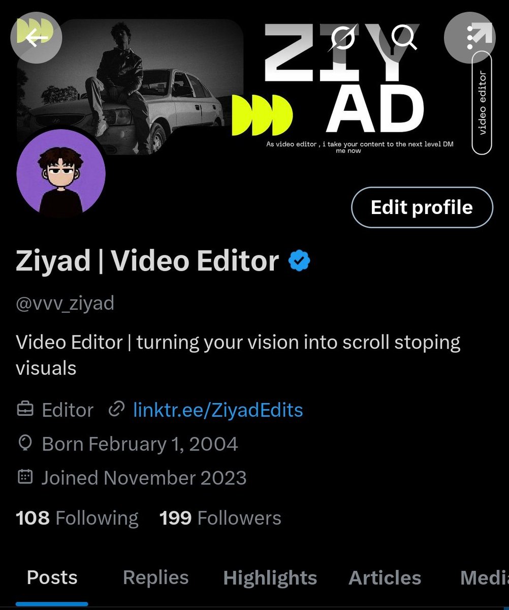 Ziyad | Video Editor tweet media