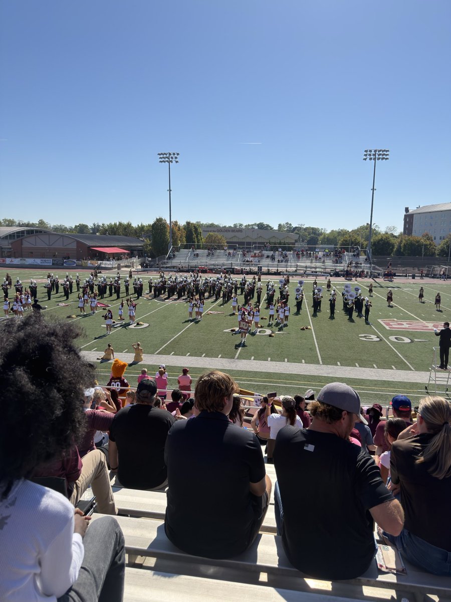 I had an amazing time <a href="/KUBearsFootball/">Kutztown Football 🐻</a> yesterday. It was a great game day experience and I learned a lot by talking to coaches and players.<a href="/CoachTaylor_OL/">Pat Taylor</a> <a href="/KUHC_Clements/">Jim Clements</a>