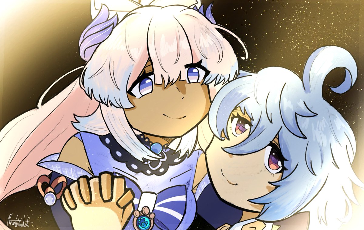 NEW KOKOYU ART ALERT!!
#kokoyu #ganyu #kokomi #GenshinImpact #rarepair