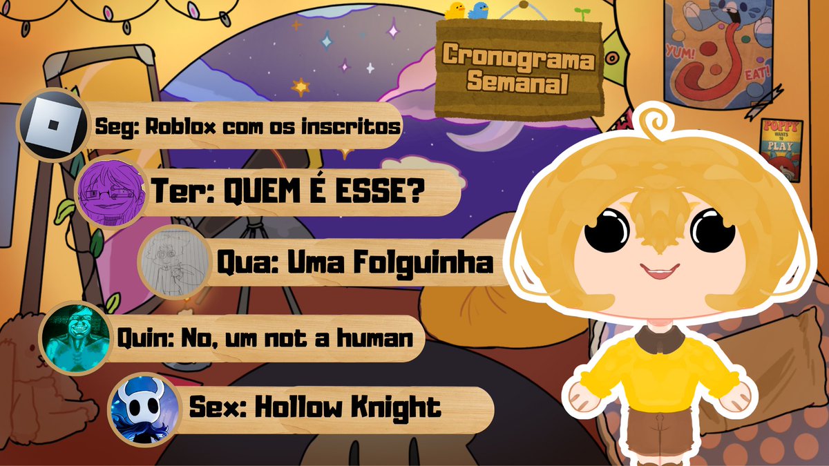 ESTAMOS DE VOLTAAA!!!!
Sentiram saudades do cronograma?? Espero que sim, essa semana teremos terror, risadas e, claro, MUITO CAOS COM VOCÊS!!!! 
SE PREPAREM, VOLTAMOS COM TUDOOO!!!!