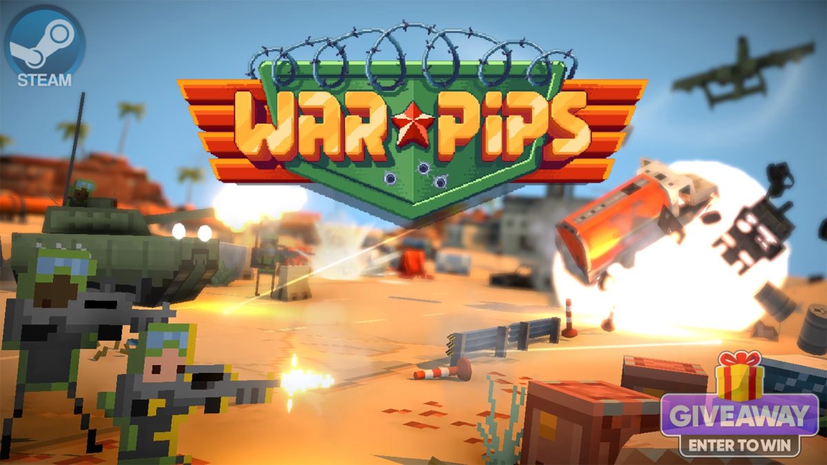 🎁 STEAM GAME GIVEAWAY 🎁 Sponsored by <a href="/SvartJoe/">SvartrUlf🐺</a>

"Warpips"1x Steam Key
💟Like + ♻️Retweet + 👥Tag a companion
✔️Follow us + <a href="/PlayStationGN/">PlayStation Game News</a> @MasterChef90s <a href="/Deluxe2D/">Deluxe</a>
⏰ 12 Hours 🏆1 Winner!
📩DM me to sponsor a giveaway like this.
#GIVEAWAYS #SteamKey #SteamGame