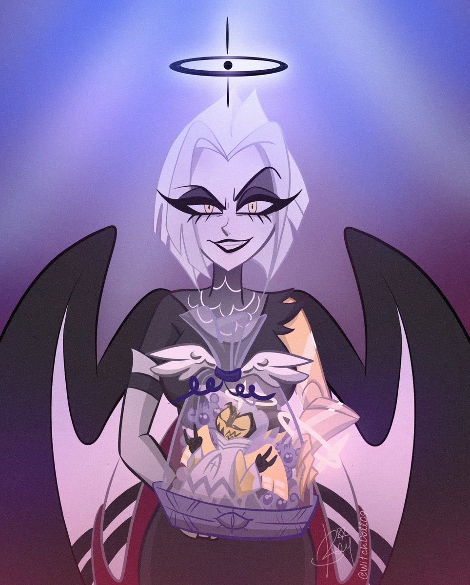 Hi sinners!!! Lute brought a much better gift ~
#HazbinHotelAdam #HazbinHotelLute
#Adam #Lute #guitarspear #guardrock #adamxlute