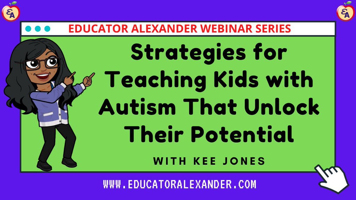 educatoralex's tweet image. 😡Missed Strategies for Teaching Kids with Autism That Unlock Their Potential Webinar
You can 👀it here
☑️edalex.net/neurovid
#sped #inclusion #specialeducation #Edu #Education #students #teachers #classroom #k12 #autismawareness #autism #Neurodiversity #AutismInEducation