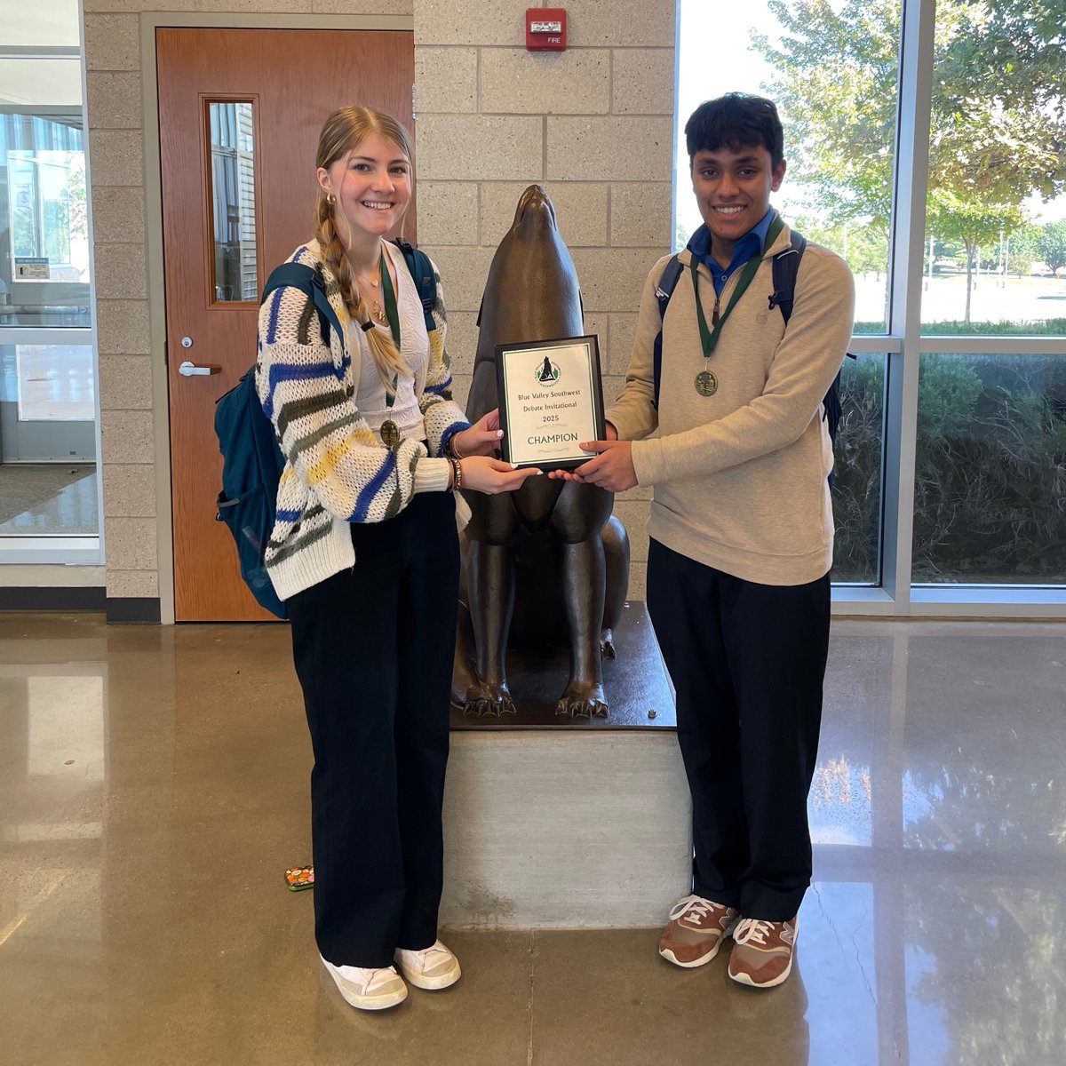 Congrats to Maira and Ajay for winning the BVSW tournament and qualifying for the Tournament of Champions!