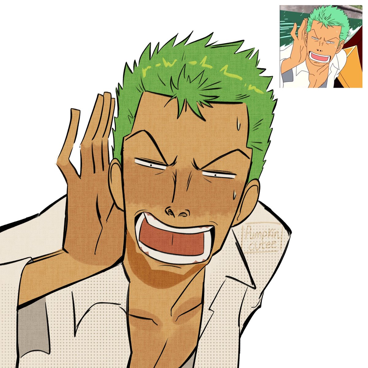 Isillyluv's tweet image. I'm watching One Piece and I felt like drawing.

#ONEPIECE