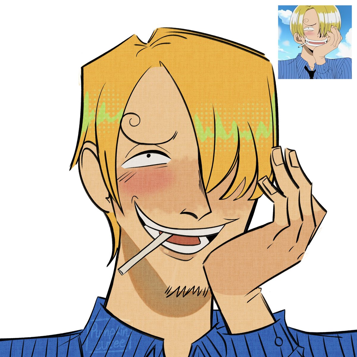 Isillyluv's tweet image. I'm watching One Piece and I felt like drawing.

#ONEPIECE