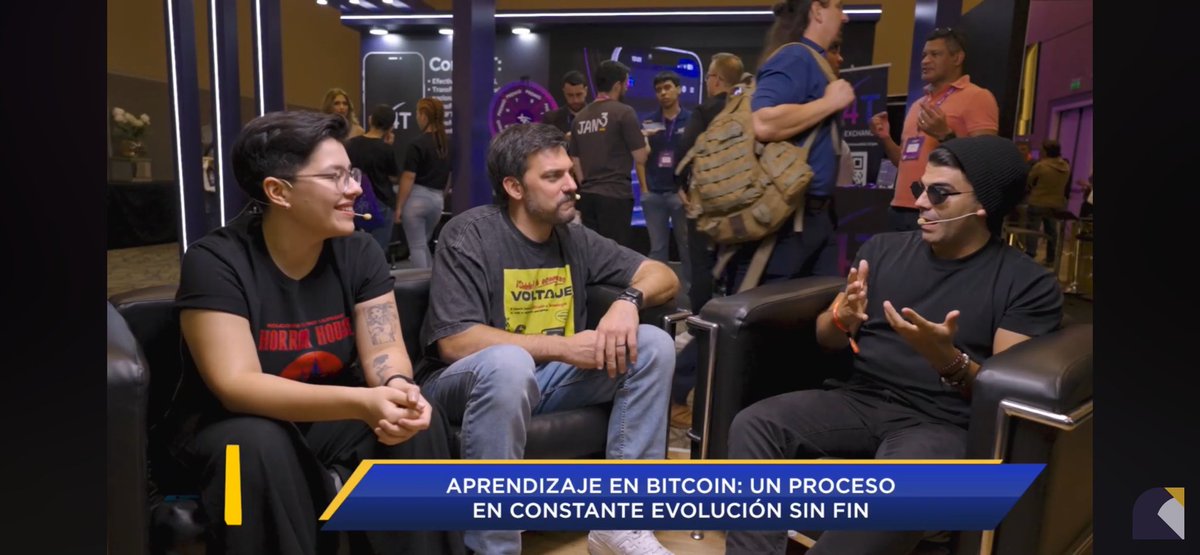 Libertadbi21101's tweet image. Primera conferencia SOLO #bitcoin del 🇵🇾@acceleratingbtc
@peztresojos : Algún día @lunaticoin va a dejar de aprender sobre #bitcoin?
Lunaticoin: El día que deje de aprender será el día que me muera 🔥
Entrevistas con:
- @bitmakerfi CEO de @BitronicsStore
-@lunaticoin…
