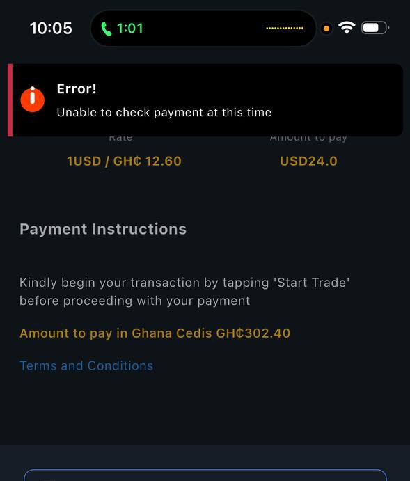 ApkJnr's tweet image. We’re experiencing issues with our gateway. We’re working with our partner to resolve this asap. In the meantime users can use the Bank/Crypto payment method to make their purchases.