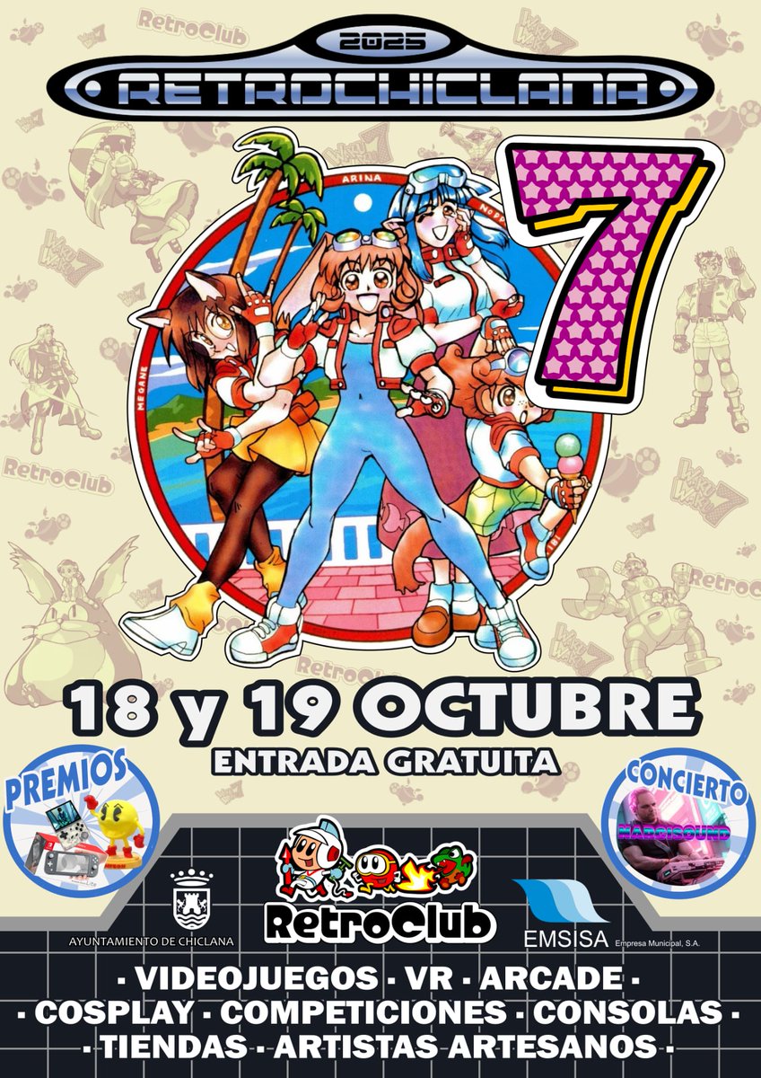 Nos vemos en.... #retrochiclana 😉
See you in .... #retrochiclana 😉
#videojuegos #zxspectrum #gameboy