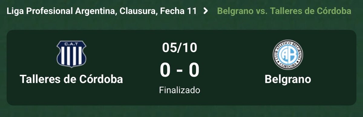 Talleres y Belgrano lo hicieron de nuevo. GÁNENSE O NO JUEGUEN MÁS.