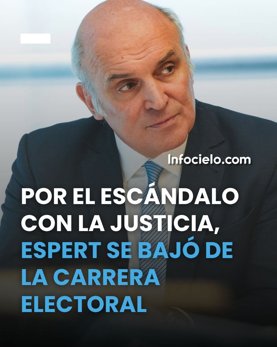 🚨 AHORA: ESPERT ANUNCIÓ SU RENUNCIA A LA CANDIDATURA A DIPUTADO NACIONAL POR LA LIBERTAD AVANZA