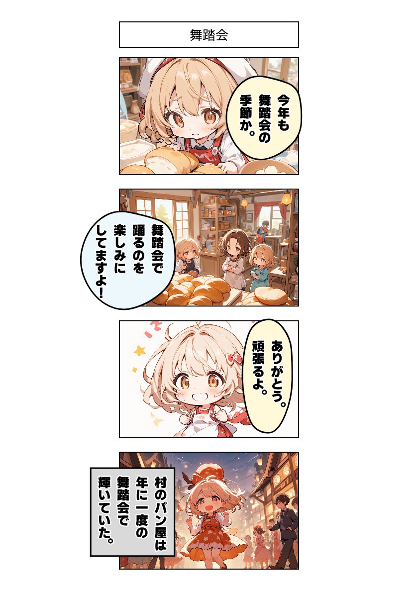 今日の4コマ:舞踏会 