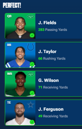 ReddieMiller31's tweet photo. I literally thought the @NFLALLDAY "ONE and Done" contest was based on Fantasy Points.. My squad had 2 passing TDs and 6 Scoring TDs, but it's based on yardage 🤦
#FantasyFootball
#NFLAllDay https://t.co/GxGw8KS1tD