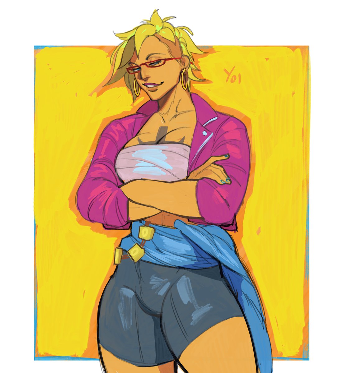 butch fem Marco for a ko-fi request thank you God thank you