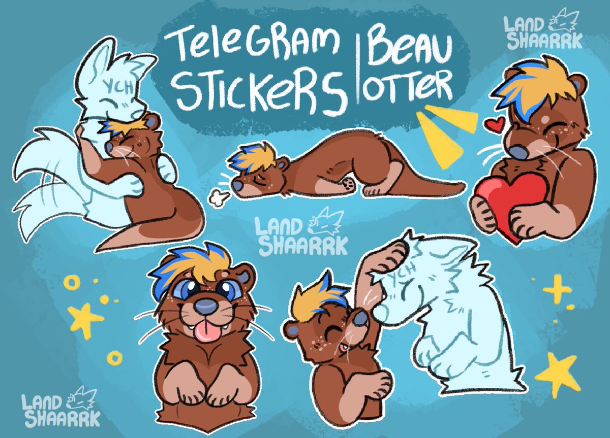 Telegram sticker pack commission!