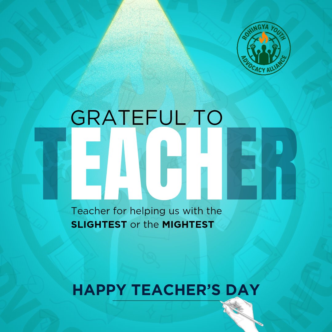 ryaalliance's tweet photo. We extend our heartfelt gratitude to all teachers for their unwavering commitment, patience and wisdom in guiding us through both the slightest challenges and the mightiest obstacles.

Your dedication continues to illuminate the path of learning and leadership for gen’s to come. https://t.co/ddgKurdDM9