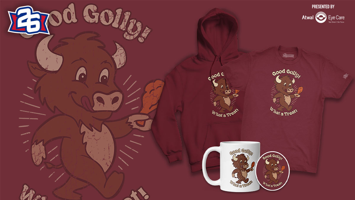 26shirts's tweet image. When the wings are just so good you have to say &quot;Good Golly!&quot;

NEW design available now. All sales for the next two weeks will help support young Jaxson Bauer. Presented by Atwal Eye Care, learn his story and get yours here: 26yw.co/good-golly