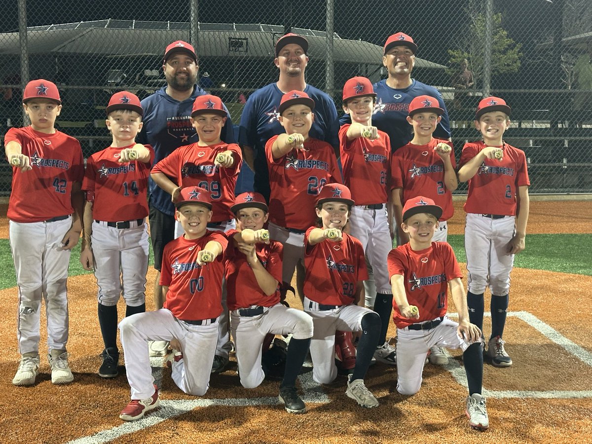 Arkansas Prospects 10u Bradshaw champions in the “Homie with an Extra Chromie” in Conway. #ProspectsPlayHere