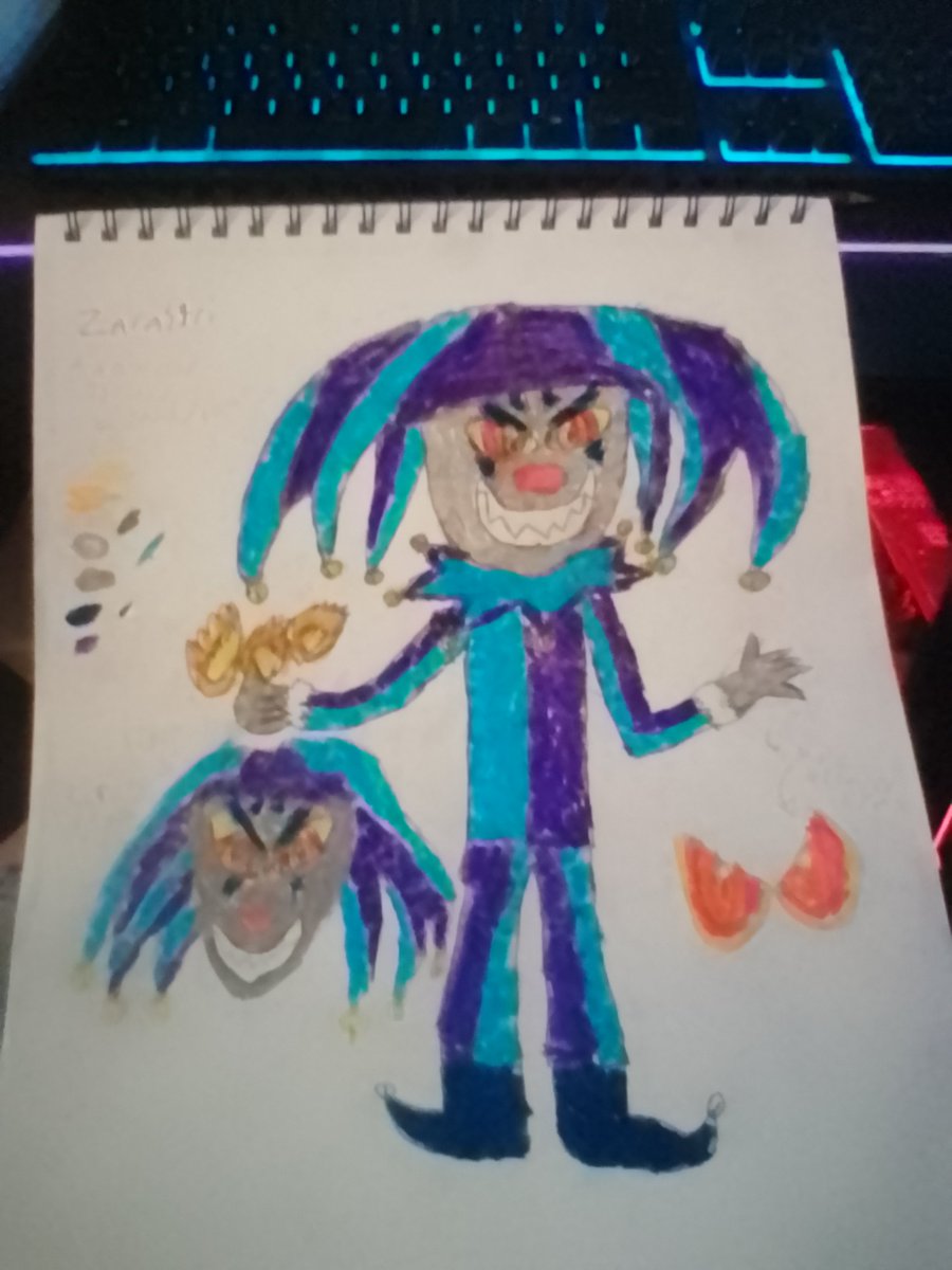 Ok so here is a better lighted version of Zarastri. Stuff of my nightmares and now he will pierce through your dreams. Heh.