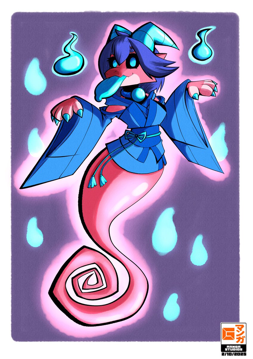 Lora Tsuki as a Kobold Ghost! ready to have a spooky time!👻