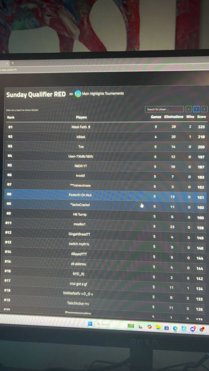 Let’s Go I’m a Div 1 Player 8th Place <a href="/MainHighlights/">Main Highlights</a> Solo Quals 🦅🦅 Need 2 For Trios Div 1 players