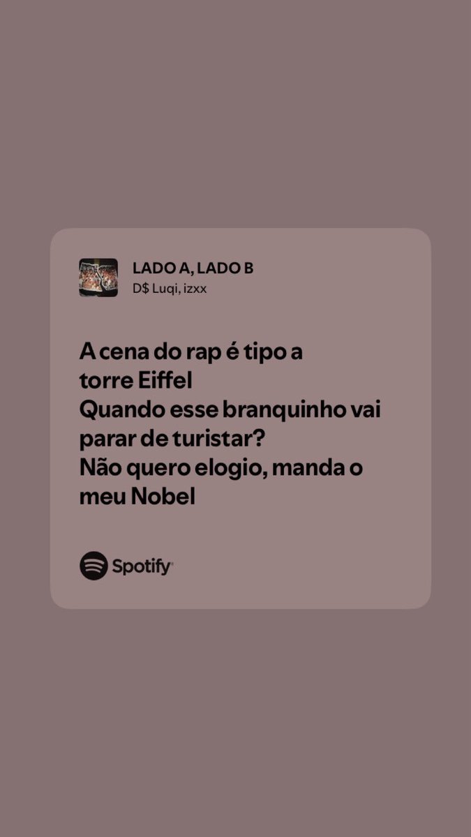 como fala que essa é minha música favorita. <a href="/dsluqi/">luqi, o neguinho</a>