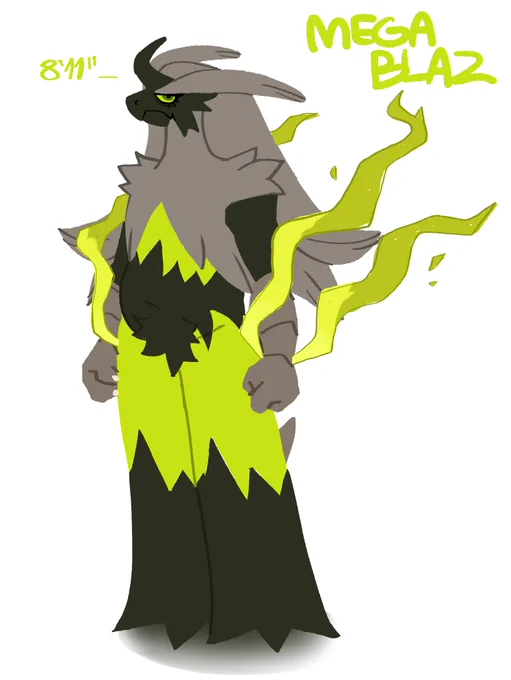 mega blaz cuz i was asked to make a mega version