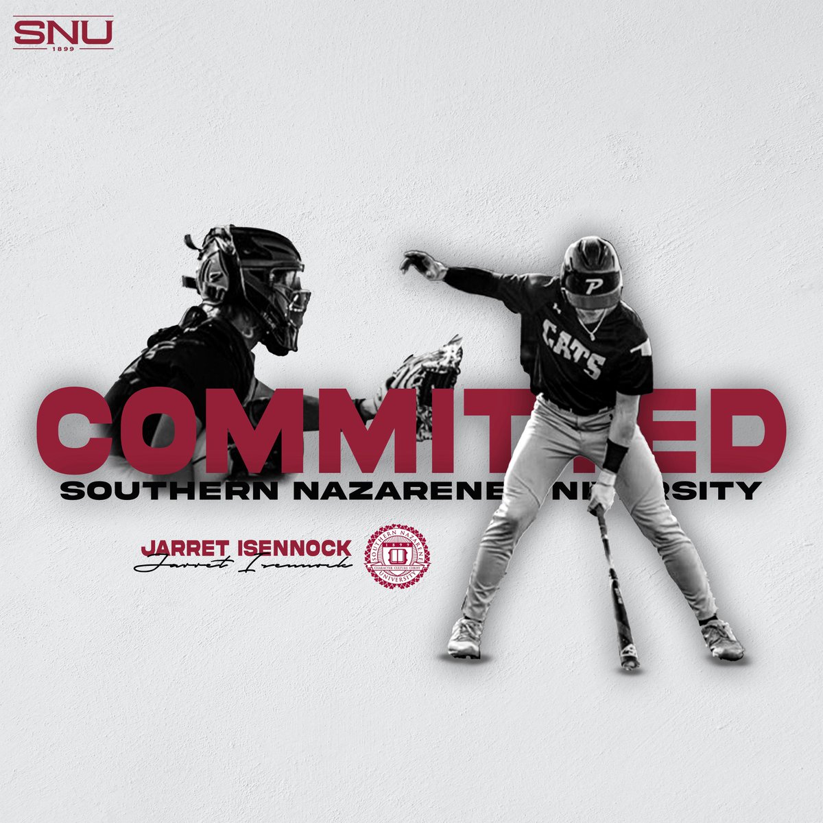 I am blessed to announce that I will be continuing my academic and athletic journey at Southern Nazareth University. I want to thank God, my family, my coaches, and everyone else who’s has helped me along the way. <a href="/SNUBaseball/">SNU Baseball</a> <a href="/WildcatBSB/">Piedmont Baseball</a>