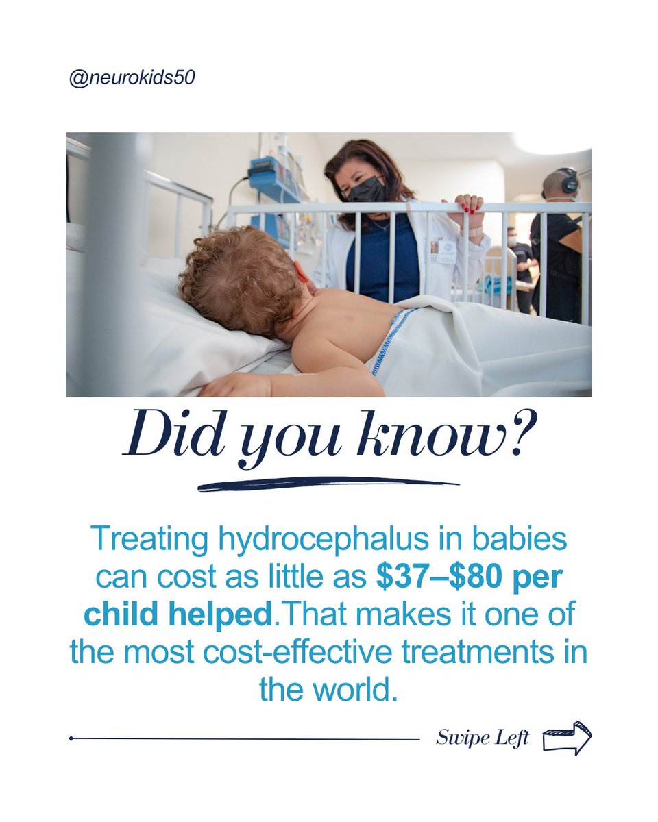 NeuroKids50's tweet image. Treating hydrocephalus is one of the most cost-effective health investments worldwide. In Africa, just one year of care can create up to $56B in benefits for families &amp;amp; communities. Learn more: bit.ly/warfresearch
#ChildHealthDay #GlobalHealth