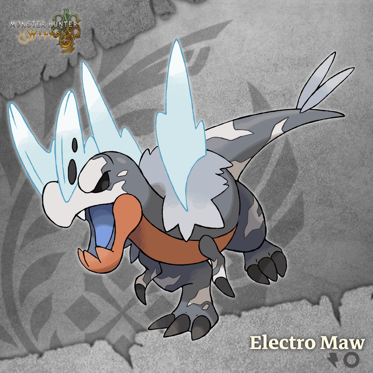 🔥Electro Maw. the Fakemon inspired by Guardian Fulgur Anjanath, designed by me!🔥

🔥The monster is from Monster Hunter Wilds!🔥

🔃Rt and likes are apreciated❤️

#Pokemon #PokemonLegendsZA #monsterHunterWilds
