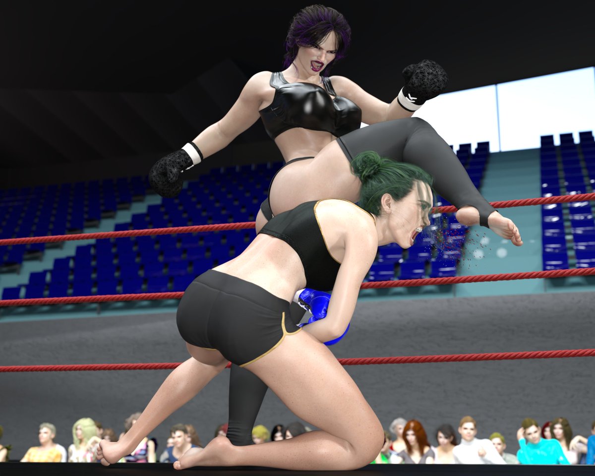 #Fightober #FIGHTOBER2025 6. Pain
And she still had the nerve to kick me while the referee was counting. Painfull