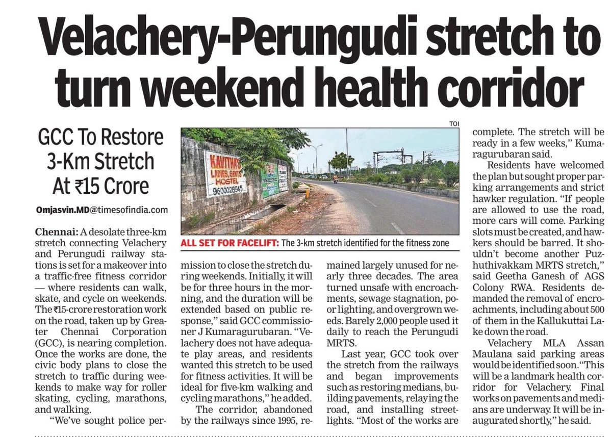 Off #OmR - Perungudi, soon it will be ready for running !