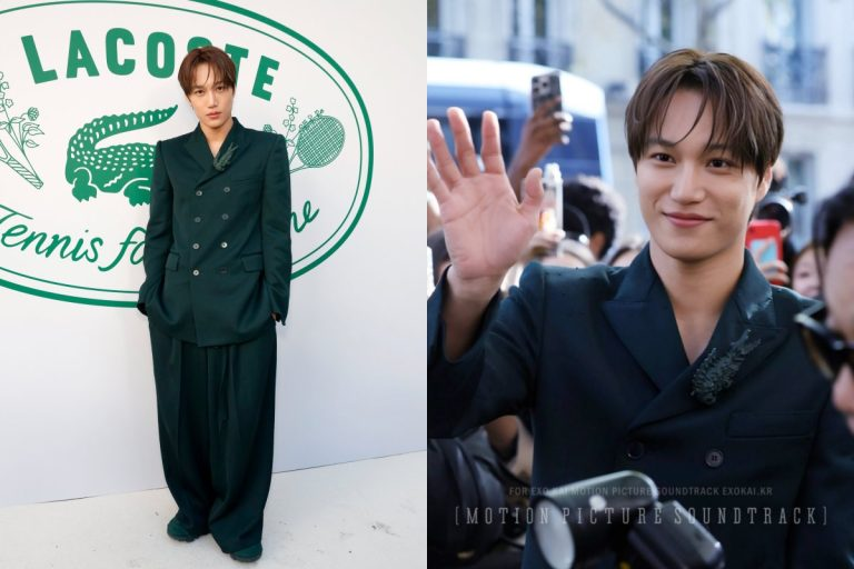 MusicMundial's tweet photo. EXO’s Kai stole the show at Lacoste’s Paris Fashion Week https://t.co/mHagWPmi0R https://t.co/Xudyr8fVNY