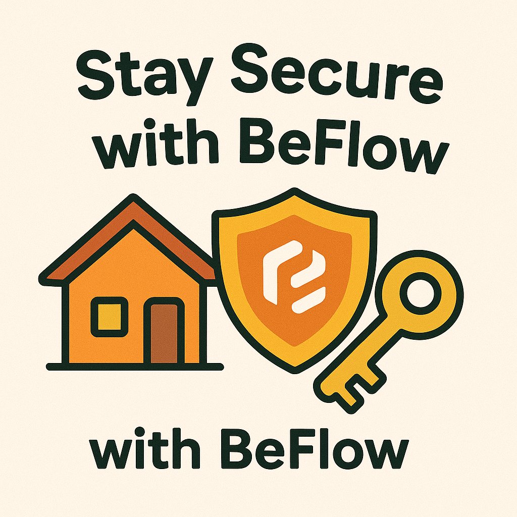 Be_Flowxyz's tweet image. 🔒 Stay Secure with BeFlow!

Your security is our priority. With BeFlow, enjoy peace of mind knowing that your transactions and data are protected by top-tier security features.

🏠💼 Whether you&apos;re shopping or transacting, BeFlow ensures your safety every step of the way.
Stay…