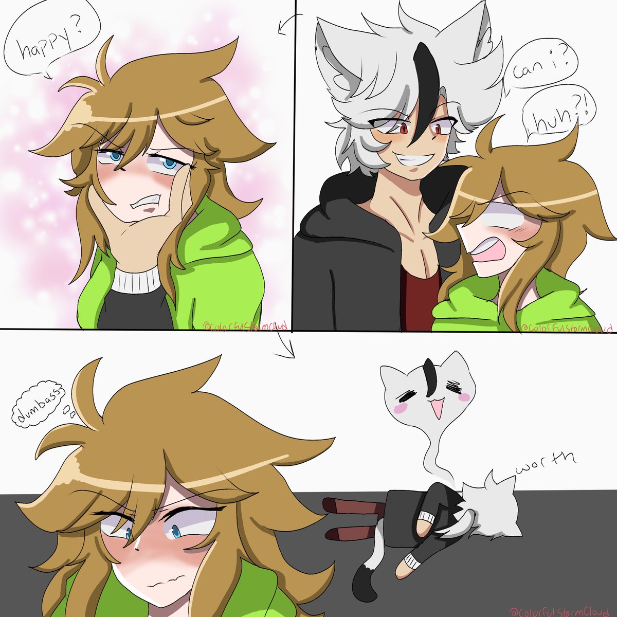 ColorfulStormC's tweet image. these two losers i love them?? my precious ocs Lily and Mamoru