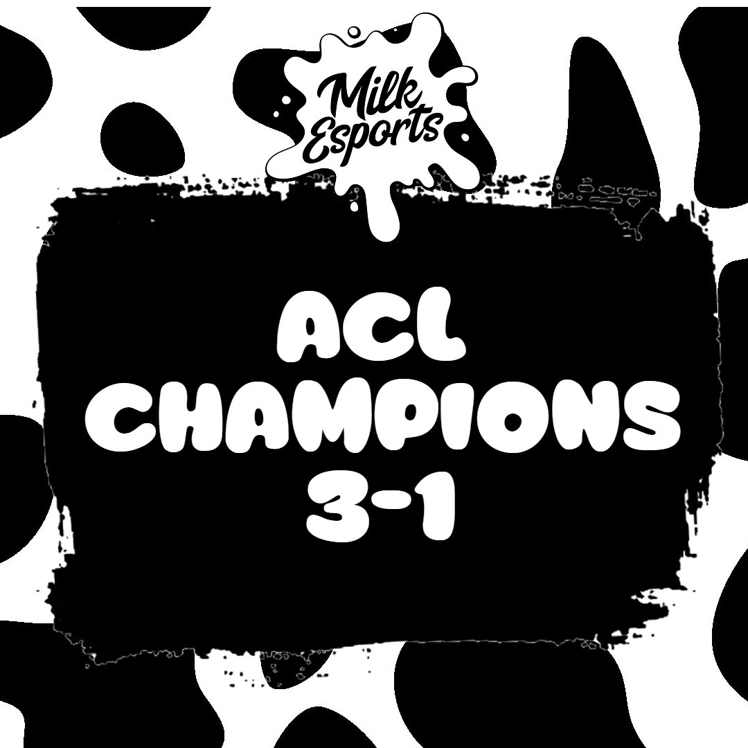 WHOLE MILK are your ACL Champions🔥 
A HUGE shoutout to our players - The perfect milky mix of hard work, good vibes, and silly plays. We couldn't be happier with our squad🫶. 
Thank you to our staff &amp; fans for all the love - We'll see you soon 🔥 

GGs <a href="/GG_SUPERNOVA/">Supernova</a> 📷