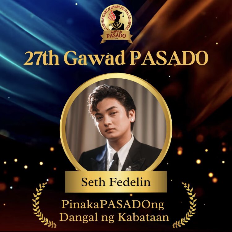 FS_trendsetter's tweet photo. ANOTHER AWARDS FOR FRANSETH! ✨

Iginagawad ng Pampelikulang Samahan ng mga Dalubguro ang PinakaPASADOng Dangal ng Kabataan kay #FrancineDiaz at #SethFedelin!

#27thGawadPASADO Gabi ng parangal, Oktubre 25, 6PM!

Congratulations, @francinecarreld &amp; @imsethfedelin! 💙

#FranSeth https://t.co/uAtamSNSD0