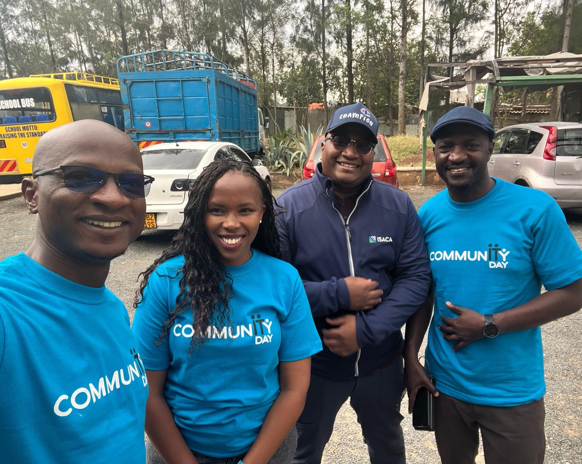 Isaca_kenya's tweet photo. π #ISACACommunITyDay 2025
ISACA Kenya Chapter members and staff spent the day spreading smiles across four homes in Nairobi, Kiambu, Machakos, and Kisumu, giving back, connecting, and uplifting young lives.
Letβs look at how it went ππ½ https://t.co/LNcsbAvynv