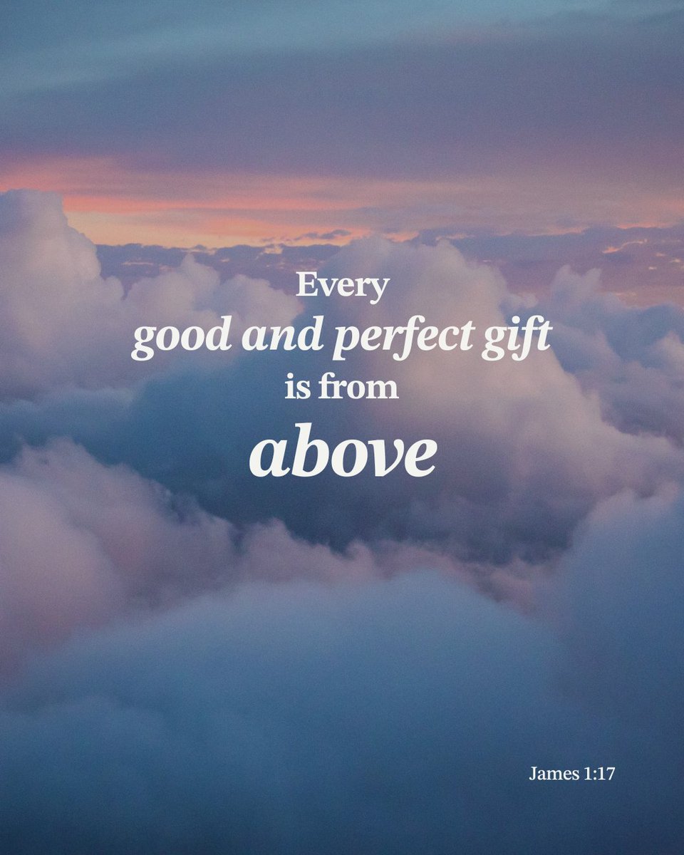 Guideposts's tweet image. “Every good and perfect gift is from above.” — James 1:17 ✨
Take a moment today to reflect: What “good and perfect gift” has God placed in your life lately? Learn more here: guideposts.org/christian-book…
#Guideposts #Gratitude #FaithJourney #BlessingsFromAbove