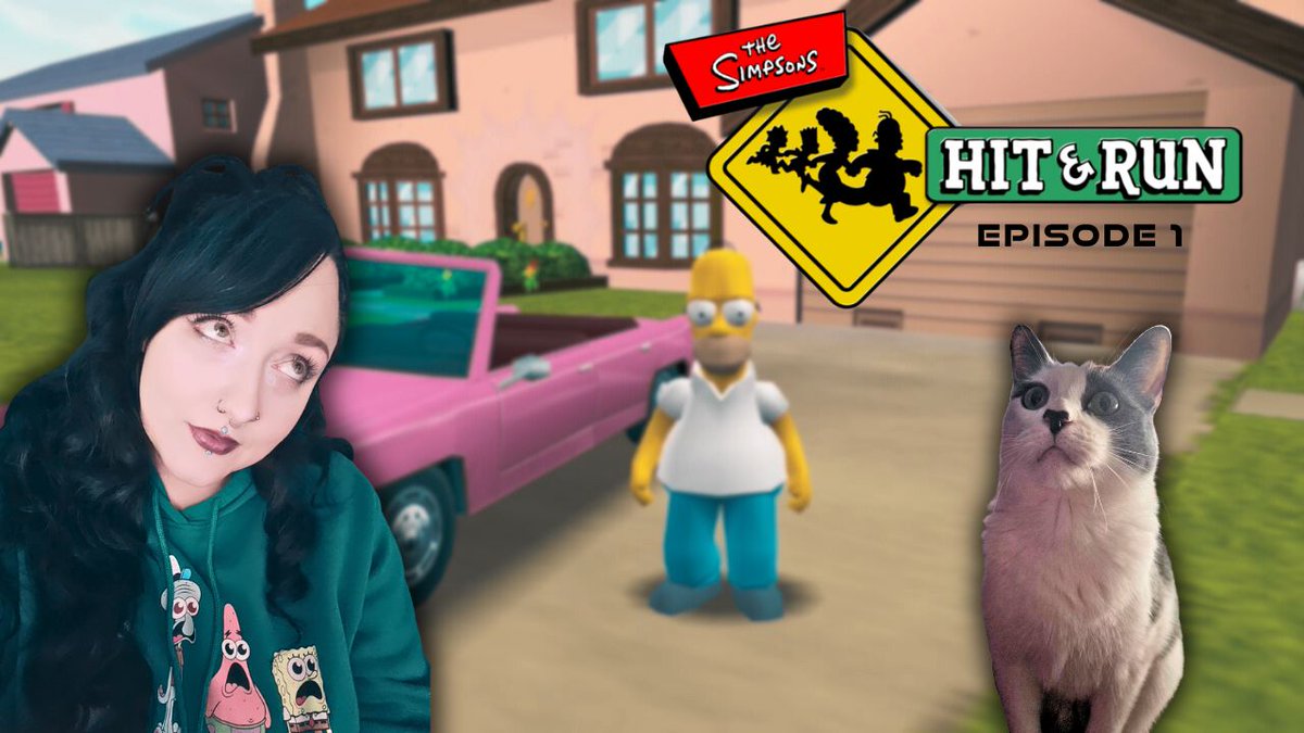 PerfectlyPersie's tweet photo. ✨ New Era Unlocked ✨

My new retro gaming series Y2PLAY starts NOW 💿
First up: The Simpsons Hit &amp; Run! (Homer’s flop era but im trying my best) 🍩💅
Watch whatever tf this hot mess is → https://t.co/ybN26uLkOG  

#Y2PLAY #RetroGaming #SimpsonsHitAndRun https://t.co/VHixbXzJhi